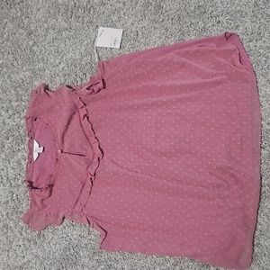 NWT LC Lauren Conrad pink blouse